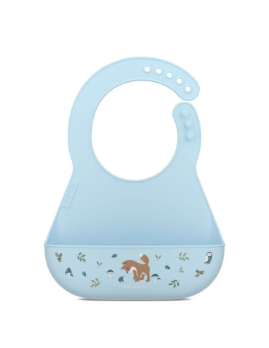 O- Bavaglio silicone celeste